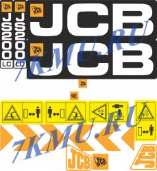 Наклейки JCB 200lc